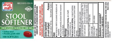 Ddm Dss 100mg Red 100ct-bottle (Ddm Stool Softener Red Dss 100mg 100ct Bottle)